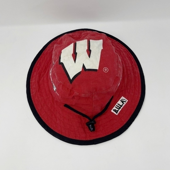 Bula Vintage Bucket Hat University Wisconsin Badgers - Picture 1 of 10